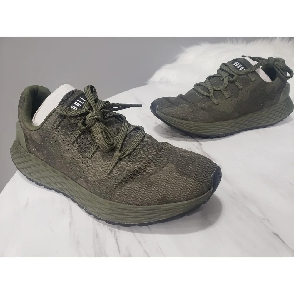 NEW NO BULL WOMENS SIZE 7.5 / MENS 6 CAMO CANVAS TRAINER SNEAKERS SHOES